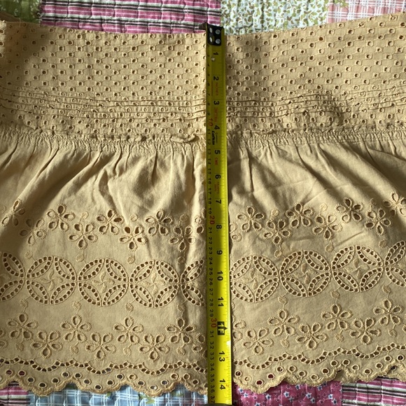 American Eagle eyelet mini skirt with detailing size 14 - Picture 7 of 7